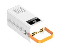 RWAJZAX Fast Speed 120W Mobile Power Adapter 3000mAh/6000mAh With Integrated Charging Cable For Students And Commuters USB And Type C Output