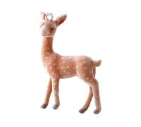 RWAJZAX Flocked Speckled Deer Earrings Charm Resin Christmas Elk Pendant Necklace Festive Celebration Jewelry Resin Jewelry