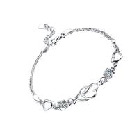 [RWAJZAX] Heart pendant elegant chain modern woman looking for a unique style