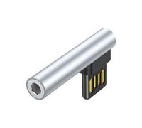 RWAJZAX Music Adapter USB Male To 3.5mm TRRS Female Adapter For Sound Compatible For Window Operating Systems Headphone Converters