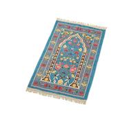 RWAJZAX Muslims Prayer Mat Flower Pattern Rugs With Tassels Travel Portable Carpet Blanket Home Decors 70x110cm Prayings Rugs