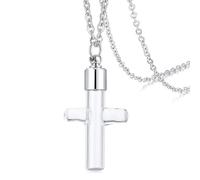 [RWAJZAX] Open the beautiful glass bottle pendant necklace and carry a pendant neck chain for small decorations and scents