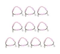 [RWAJZAX] Religious Cross Beaded with Religious Cross Pendant Bracelet for Prayer Gathering and Everyday Fashion Rosary