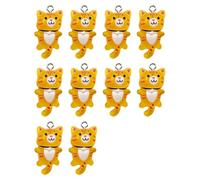 [RWAJZAX] Set of 10 Adorable Pendant Accessories Creative Cat Theme Theme Charms for Artistic Jewelry Design and Craft