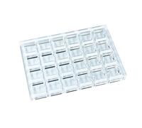 RWAJZAX Switches Tester Mechanical Keyboard Body Bracket Acrylic Base Frame 4x6 Grid 24 Holes Acrylic Switches Tester Base