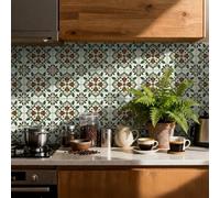 RwalkinZ Peel and Stick Tile Stickers Waterproof Self Adhesive Wall Tiles for Kitchen Backsplash and Bathroom Renovation Heat Resistant 3D Wall Decals Ideal for DIY Home Decor and Renters 24 pcs PVC B