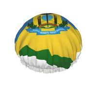 Rwanda Flag Map01 Shower Caps Women Reusable Large Shower Cap Men Quickdry Care Hair Long Short Kids Bath