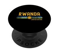Rwanda Flag | Men Women Kids | Patriotic Rwandan PopSockets Adhesive PopGrip