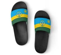 Rwanda Flag National Emblem Unisex Shower Slippers Non Slip Slides Bathroom Beach Pool Sandals