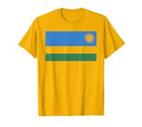 Rwanda Flag Rwandan Flag Patriotic Mens Kids Womens T-Shirt