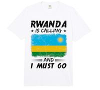 Rwanda is Calling and I Must Go Rwanda Comfort Colors Adult Heavyweight T-Shirt