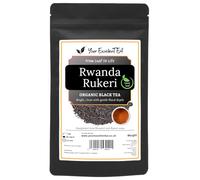 Rwanda Rukeri Tea (100g) Organic Black Loose Leaf Tea Premium Bold Smooth Unique Single-Origin Gentle Refreshing Aromatic Tasty Natural, Closed in Resealable Pouch