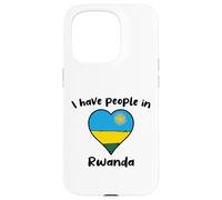 Rwandan Flag Heart I Have People In Rwanda Case for iPhone 15 Pro