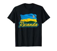 Rwandan Flag of Rwanda African Patriotic Men Women Kids T-Shirt
