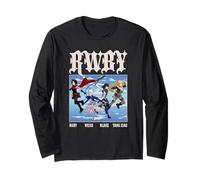 RWBY Character Group Action Poses Anime Cartoon Long Sleeve T-Shirt