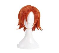 RWBY Nora Valkyrie Cosplay Wigs Short Orange Heat Resistant Synthetic Hair Wig + Wig Cap