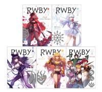 Rwby Official Manga Anthology Volume 1-5 Books Collection Set By Rooster Teeth Productions, Monty Oum & Various Artists (Red Like Roses, Mirror Mirror, From Shadows, I Burn, Shine)