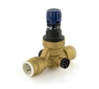 RWC 312 Compact 22mm Pressure Reducing Valve (Cold) with connections John Guest Gold One Size