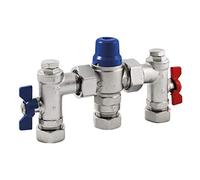 RWC Easifit 4-In-1 15mm TMV John Guest Silver One Size