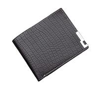 RWCCCRW Casual Men Bifold Wallet ID Credit Card Holder Clutch Slim Wallet Short Coin Pure Wallets Money Wallet Man (Color : Dark Brown)