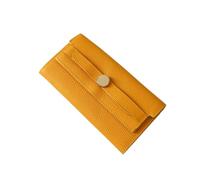 RWCCCRW Handbags Genuine Leather Wallets Women's Business Card Cases Cowhide Money Clips Purses Evening Bags Money Bags (Size : Yellow)