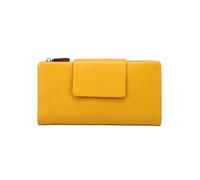RWCCCRW Leather Long Money Clips Women's Cowhide Wallets Blocking Wallets Handbags Purses Business Card Cases (Size : Yellow)