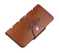 RWCCCRW Men Wallets Long Style Card Holder Male Purse Zipper Large Capacity Leather Wallet for Men (Color : Brown)