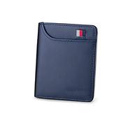 RWCCCRW Mens wallets Fashion Ultra thin Slim Short Wallet Men Women Small Solid Wallet Simple Mini Card Holder Male Purse Casual Bag(Blue)
