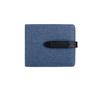 RWCCCRW Mens wallets Men Wallets Small Wallet Men Coin Bag Drawstring Short Male Wallet Oxford Fabric Card Holder Purse(Blue)