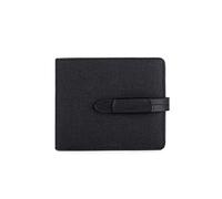 RWCCCRW Mens wallets Men Wallets Small Wallet Men Coin Bag Drawstring Short Male Wallet Oxford Fabric Card Holder Purse(Schwarz)