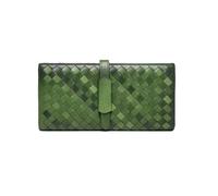 RWCCCRW Women's Genuine Leather Money Clips Purses Wallets Business Card Cases Handbags Money Organizers (Size : Green)