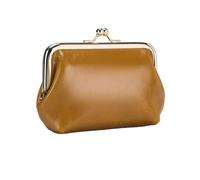 RWCCCRW Women's Handbags Genuine Leather Wallets Card Cases Money Organizers Bags Coin Purses Pouches (Size : Brown)