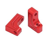 RWEQUTES 2Pcs Metal Servo Bracket Servo Fixing Bracket Suitable for T-amiya 1/10 RC Car TT02 XV01 TB03 TT-02 XV-01 TB-03 Parts Accessories(Rot)