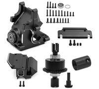 RWEQUTES For 43T/13T Diff & Gearbox Case with Main Gear for ARR-MA 1/7 Mojave Infraction Limitless 1/8 6S BLX(Schwarz)