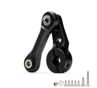 RWEQUTES For #AR340061 Aluminum Fixed Link Steering 25T Servo Arm for RC AR-RMA 6S 1/8 KRA-TON 1/7 MOJ-AVE(Schwarz)
