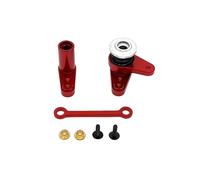 RWEQUTES Front Rear Lower Upper Arm Rear Cup Bearing for M-JX 1/14 14207 14208 RC Car Metal Upgrade OP Accessories Parts Kit(Steering Component-R)