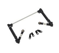 RWEQUTES Metal anti-sway Bar Swaybar Sway Set untuk Axial Wraith RR10 Bomber RC mobil 1/10 RC Crawler mobil suku cadang Upgrade(Schwarz)