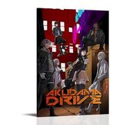 RWEWQRHG Akudama Drive Anime Poster Modern Art Painting Aesthetics Canvas Cover Wall Art Poster 08x12inch(20x30cm) Frame-style