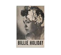 RWEWQRHG Billie Holiday Poster Modern Art Painting Aesthetics Canvas Cover Wall Art Poster 16x24inch(40x60cm) Unframe-style