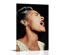 RWEWQRHG Billie Holiday Poster Modern Art Painting Aesthetics Canvas Cover Wall Art Poster 16x24inch(40x60cm) Frame-style