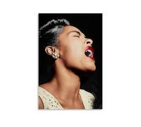 RWEWQRHG Billie Holiday Poster Modern Art Painting Aesthetics Canvas Cover Wall Art Poster 16x24inch(40x60cm) Unframe-style