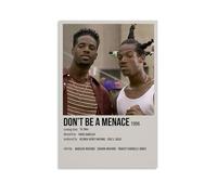 RWEWQRHG Don't Be A Menace Movie Poster Modern Art Painting Aesthetics Canvas Cover Wall Art Poster 24x36inch(60x90cm) Unframe-style