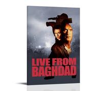 RWEWQRHG Live From Baghdad Movie Poster Modern Art Painting Aesthetics Canvas Cover Wall Art Poster 08x12inch(20x30cm) Frame-style