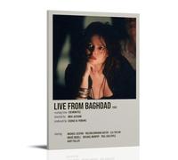 RWEWQRHG Live From Baghdad Movie Poster Modern Art Painting Aesthetics Canvas Cover Wall Art Poster 08x12inch(20x30cm) Frame-style