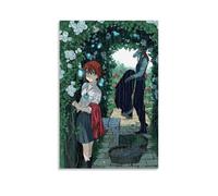 RWEWQRHG The Ancient Magus Bride Anime Poster Modern Art Painting Aesthetics Canvas Cover Wall Art Poster 08x12inch(20x30cm) Unframe-style