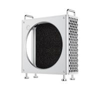 RWFRKABNK Aluminum Alloy Case,Compatibility For Mac Mini M4/M4 Pro Optimized Heat Dissipation DIY MAC Mini Stand Magnetic Setup