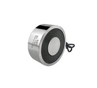 RWGBSFJQ 2000N 200KG Electromagnet Solenoid P100/40 12V DC Electric Holding Magnet Lift DC24V 100*40mm Aluminum Iron/Steel Solenoid Valve Magnetic Component