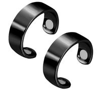 RWGKBDB Anti Snoring Devices, Magnetic Anti-Snoring Ring, Stainless Steel Magnetic Ring, Finger Anti-Snoring Ring, Suitable for Everyone