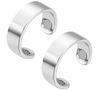 RWGKBDB Anti Snoring Devices, Magnetic Anti-Snoring Ring, Stainless Steel Magnetic Ring, Finger Anti-Snoring Ring, Suitable for Everyone