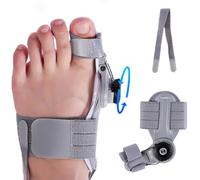 RWGKBDB Bunion Corrector, Big Toe Bunion Corrector for Men Women, Adjustable Knob Bunion Support Splint with Anti-Slip Heel Strap for Big Toe Bunion Relief